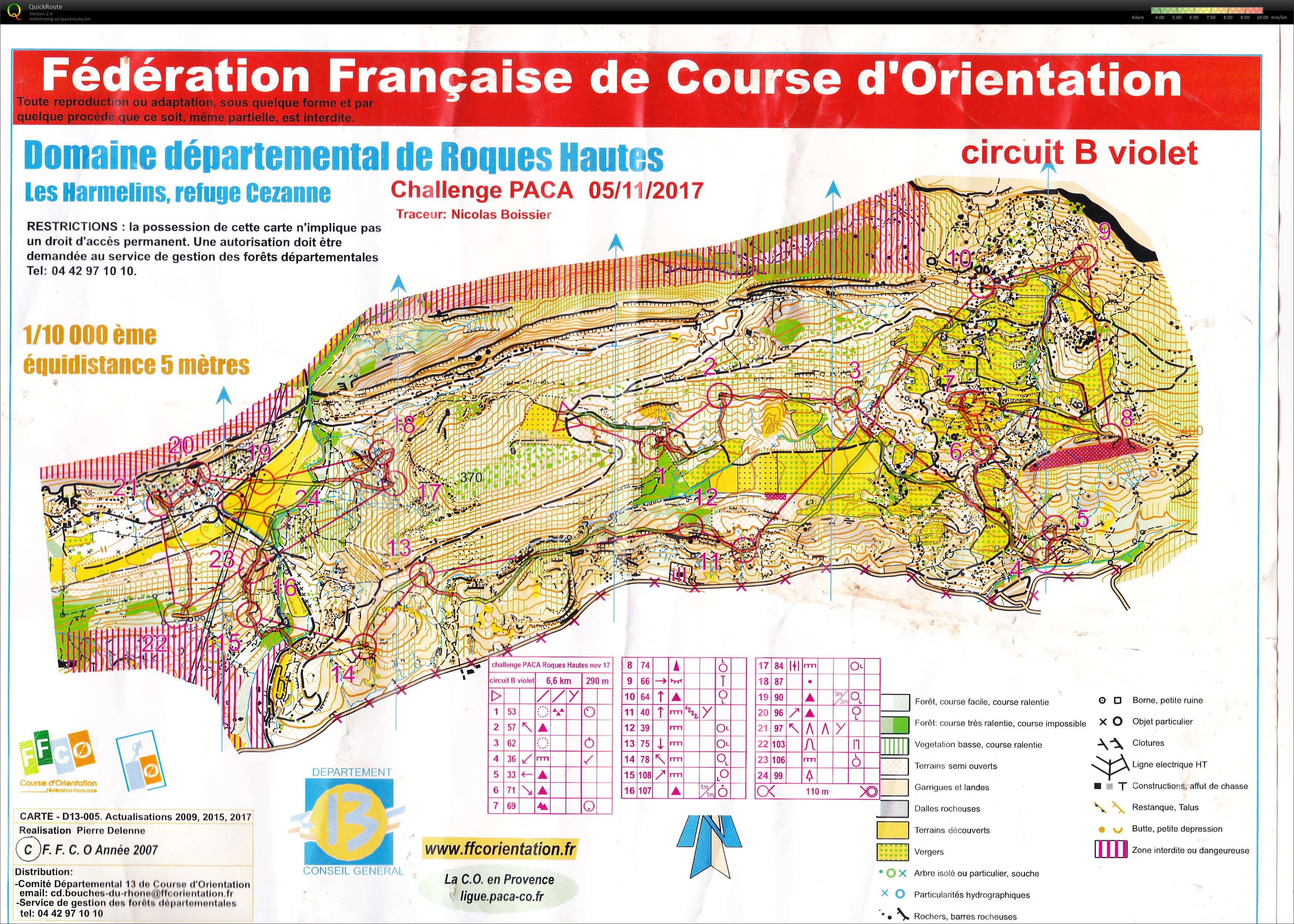 2017 - Roques Hautes circuit B (05-11-2017)